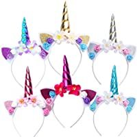 Sunshine smile 6 Unids Diadema Unicornio-Vendas del Unicornio-Unicornio Vendas-Diadema Unicornio Mujer-Diadema Unicornio…